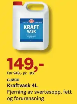 Bygger'n GJØCO Kraftvask tilbud