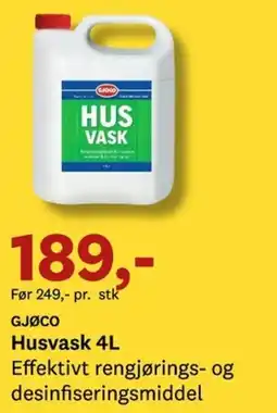 Bygger'n GJØCO Husvask tilbud
