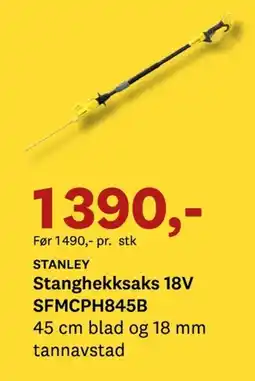 Bygger'n STANLEY Stanghekksaks 18V SFMCPH845B tilbud