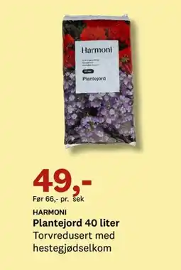 Bygger'n Harmoni Plantejord tilbud