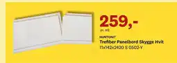 Bygger'n HUNTONIT Trefiber Panelbord Skygge Hvit tilbud