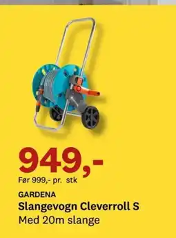 Bygger'n GARDENA Slangevogn Cleverroll S tilbud