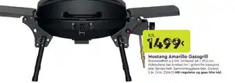 Mustang Amarillo Gassgrill