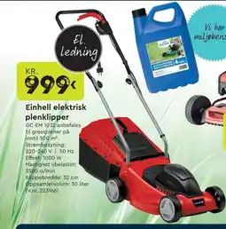 Mekk Einhell elektrisk plenklipper tilbud