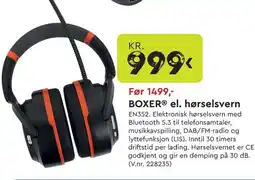 Mekk BOXERⓇ el. hørselsvern tilbud