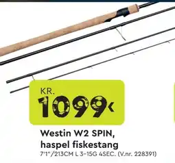 Mekk Westin W2 SPIN, haspel fiskestang tilbud
