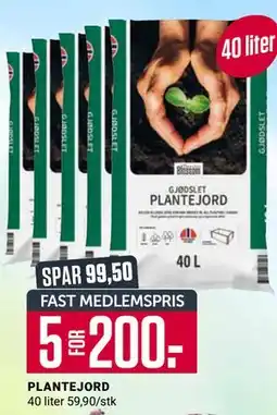 Europris PLANTEJORD, Medlemspris tilbud