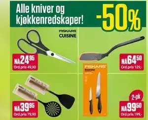 Alle kniver og kjøkkenredskaper!
