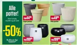 Europris Alle potter tilbud
