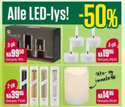 Europris Alle LED-lys tilbud