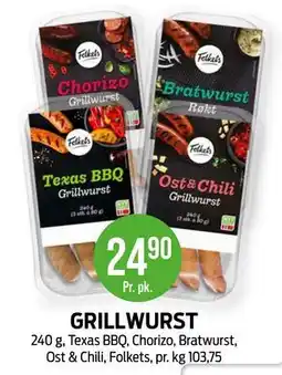 Kiwi GRILLWURST tilbud