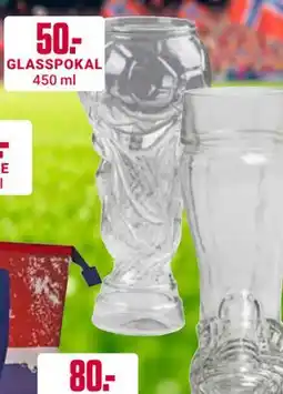 Europris GLASSPOKAL tilbud