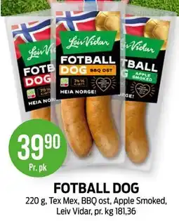 Kiwi FOTBALL DOG tilbud