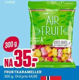 Europris FRUKTKARAMELLER tilbud