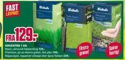 Europris GRESSFRØ 1 KG tilbud