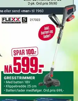 Europris GRESSTRIMMER tilbud