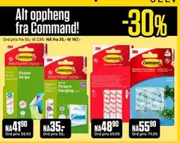 Europris Alt oppheng fra Command! tilbud