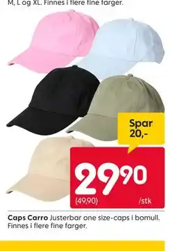 Rusta Caps Carro tilbud