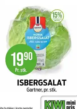Kiwi ISBERGSALAT tilbud