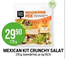 Kiwi MEXICAN KIT CRUNCHY SALAT tilbud