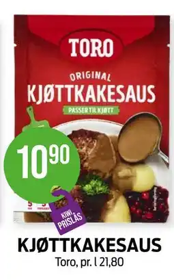 Kiwi KJØTTKAKESAUS tilbud