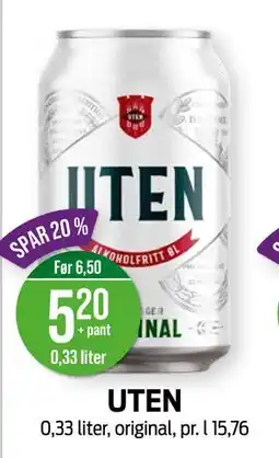 Kiwi UTEN tilbud