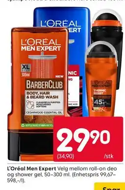 Rusta L’Oréal Men Expert tilbud