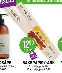 Kiwi BAKEPAPIR/-ARK tilbud
