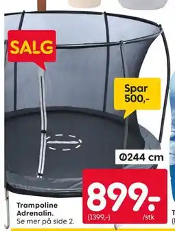 Rusta Trampoline Adrenalin tilbud