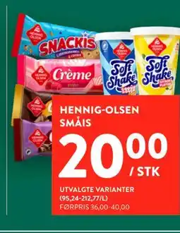 Jacobs HENNIG-OLSEN SMÅIS tilbud