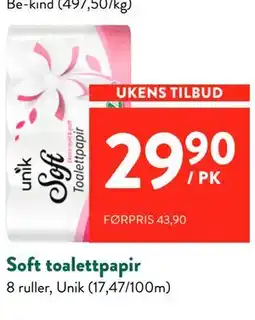 Jacobs Soft toalettpapir tilbud