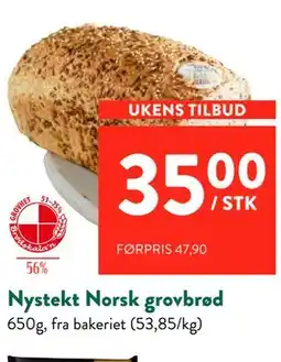Jacobs Nystekt Norsk grovbrød tilbud