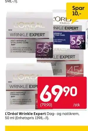 Rusta L’Oréal Wrinkle Expert tilbud