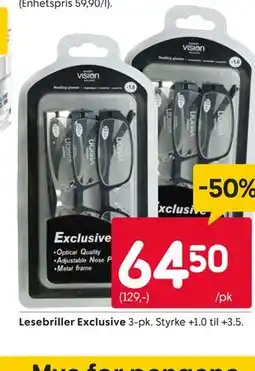 Rusta Lesebriller Exclusive tilbud