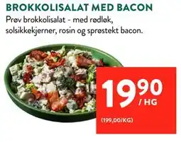 Jacobs BROKKOLISALAT MED BACON tilbud