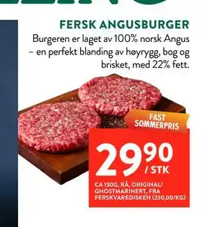 Jacobs FERSK ANGUSBURGER tilbud