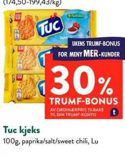 Jacobs Tuc kjeks tilbud