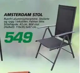 Coop Byggmix AMSTERDAM STOL tilbud