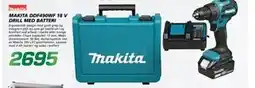 Coop Byggmix MAKITA DDF490WF 18 V DRILL MED BATTERI tilbud