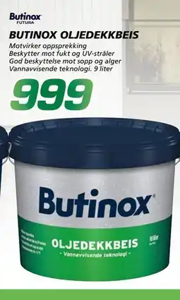 Coop Byggmix BUTINOX OLJEDEKKBEIS tilbud