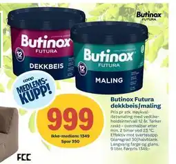 Coop Byggmix Butinox Futura dekkbeis/maling tilbud
