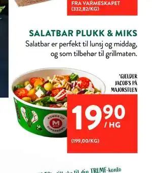 Jacobs SALATBAR PLUKK & MIKS tilbud