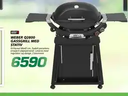 Coop Byggmix WEBER Q2800 GASSGRILL MED STATIV tilbud
