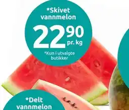 Joker Skivet vannmelon tilbud