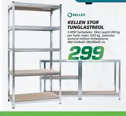 Coop Byggmix KELLEN STOR TUNGLASTREOL tilbud