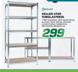 Coop Byggmix KELLEN STOR TUNGLASTREOL tilbud