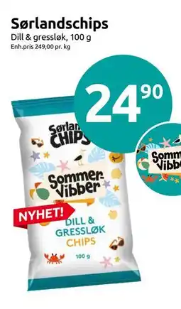Joker Sørlandschips tilbud