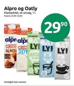 Joker Alpro og Oatly tilbud