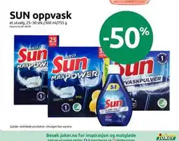Joker SUN oppvask tilbud