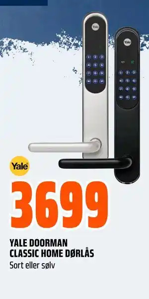 Obs Bygg YALE DOORMAN CLASSIC HOME DØRLÅS tilbud